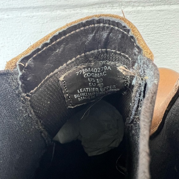 Bulldozer Cognac Leather Chelsea Boots, 10 - Picture 5 of 7